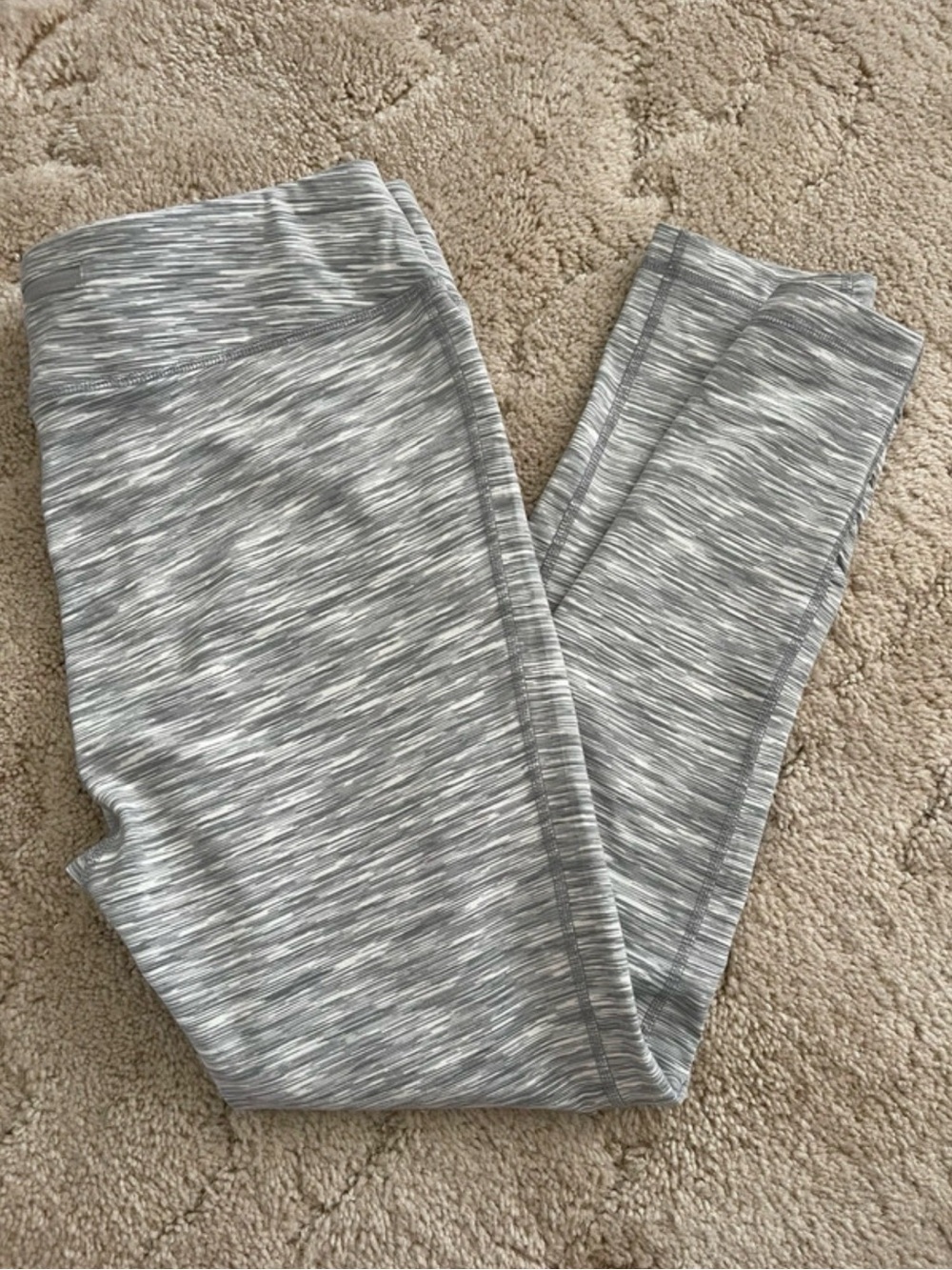 Chico's Gray Space-Dye Leggings